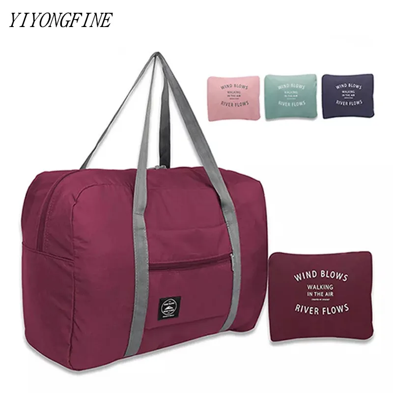 

Large Capacity Men Travel Bag Waterproof Nylon Luggage Bags Folding Storage Bag For Women Tote Packing Cube Travel Organizer