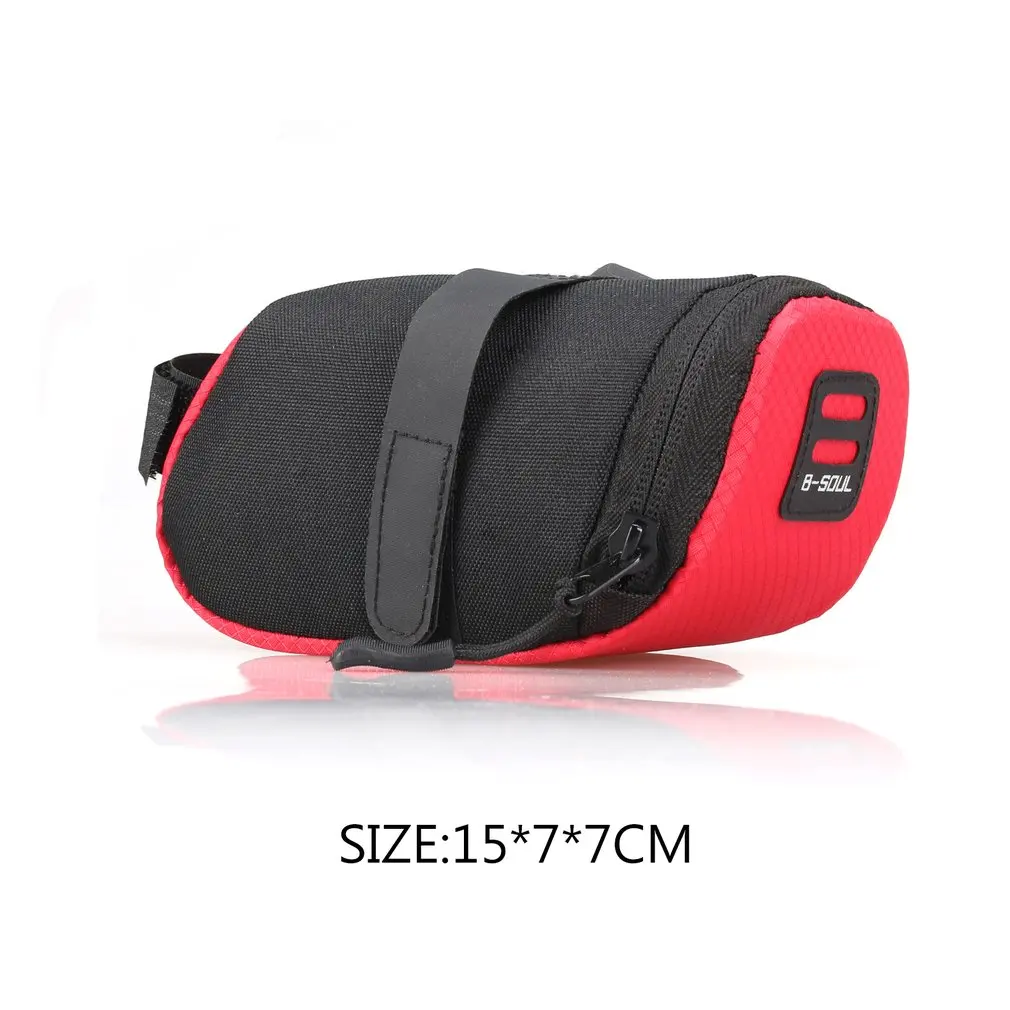 

B-SOUL Waterproof Foldable Outdoor Cycling Accessories Mountain Road Bike Saddle Bag Bicycle Seat Bag Tail Rear Pouch Bag