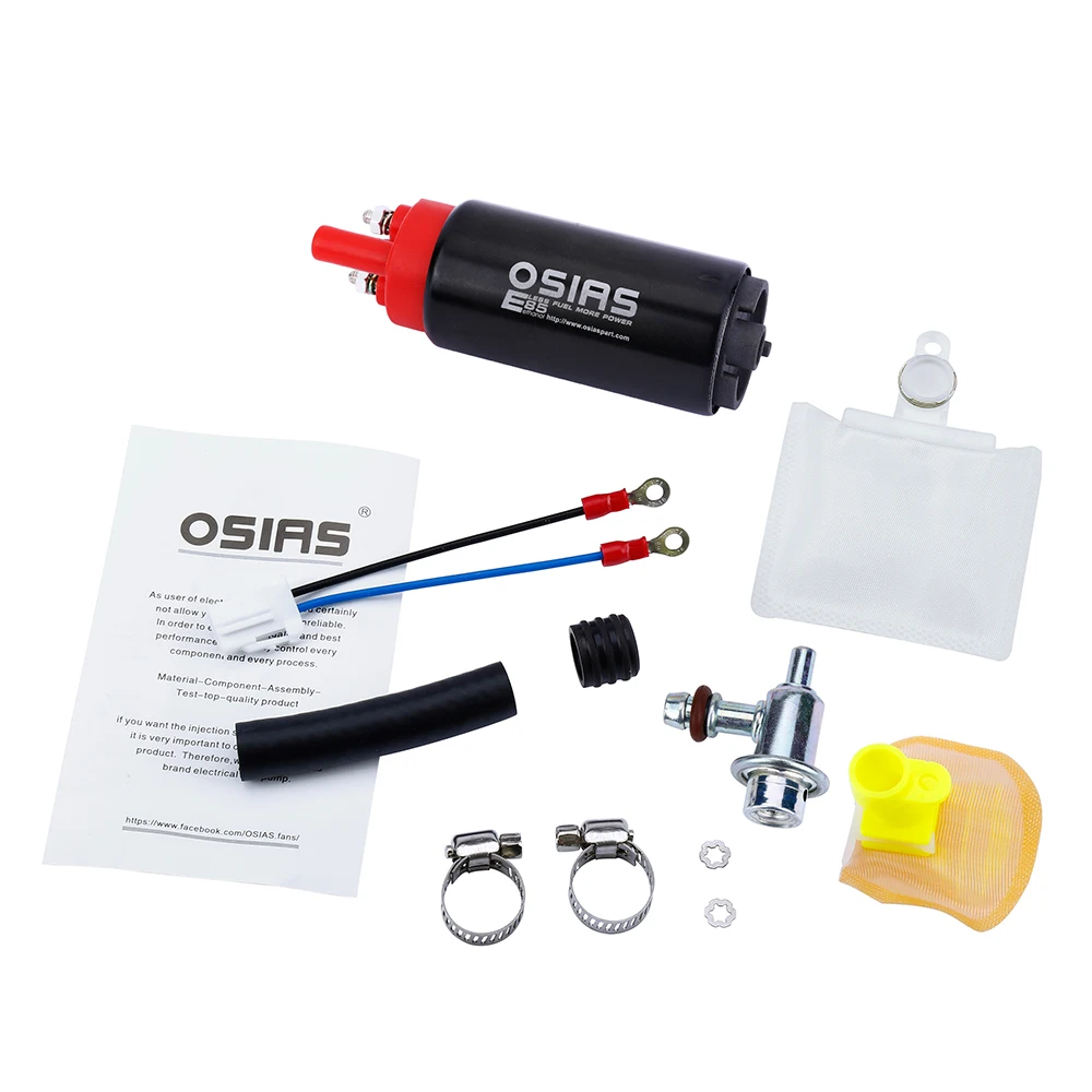 OSIAS EFI 12 В 100LPH топливный насос для Honda CBR600RR + регулятор давления 15410-35F00 бесплатная