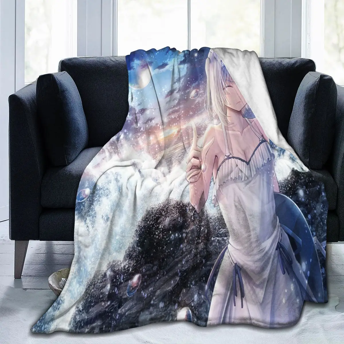 

Haikyuu Anime Seascape Sexy 3D Printing Flannel Blanket Plush Blanket Mexican Blanket Bed Blanket 3D2