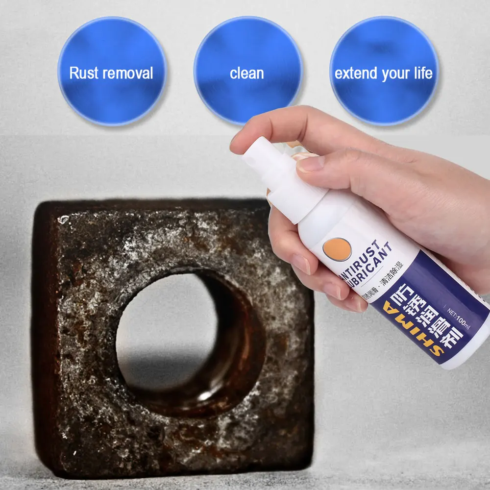 Ингибитор ржавчины 100 мл средство для удаления в автомобиле практичный спрей со