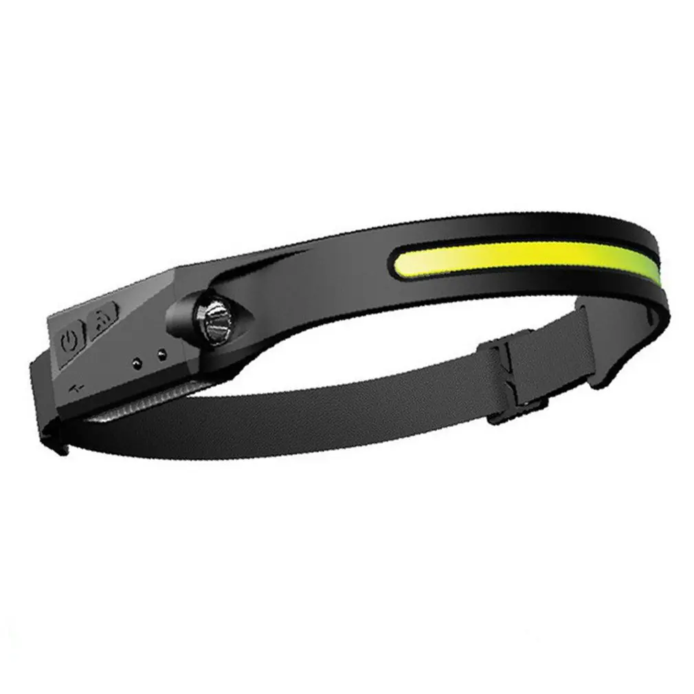 

Running COB Headlight Waterproof LED Headlight Soft Silicone Headlight Headlamp For Camping Hiking Fishing Running