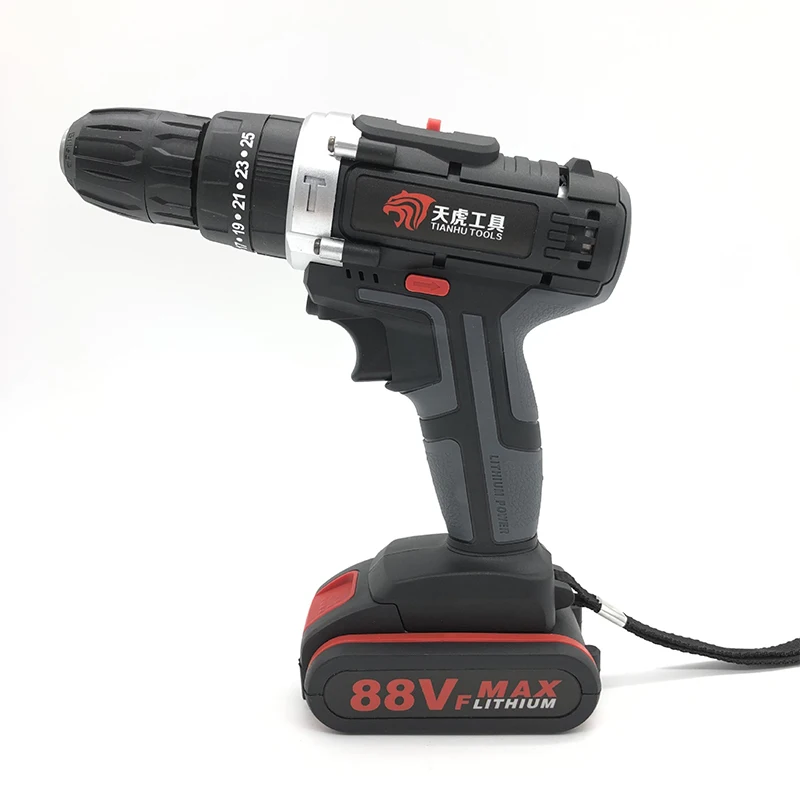 

Дрель Электрическая аккумуляторная Anise 88VF 120N/M, двухскоростной, литиевый аккумулятор, беспроводные отвертки, электроинструменты