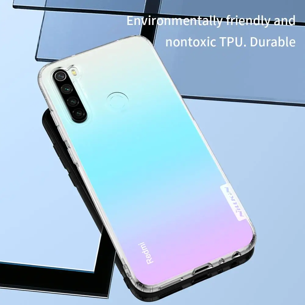 Чехол из ТПУ для Xiaomi Redmi Note 8 NILLKIN Nature прозрачный Ультратонкий чехол мягкий