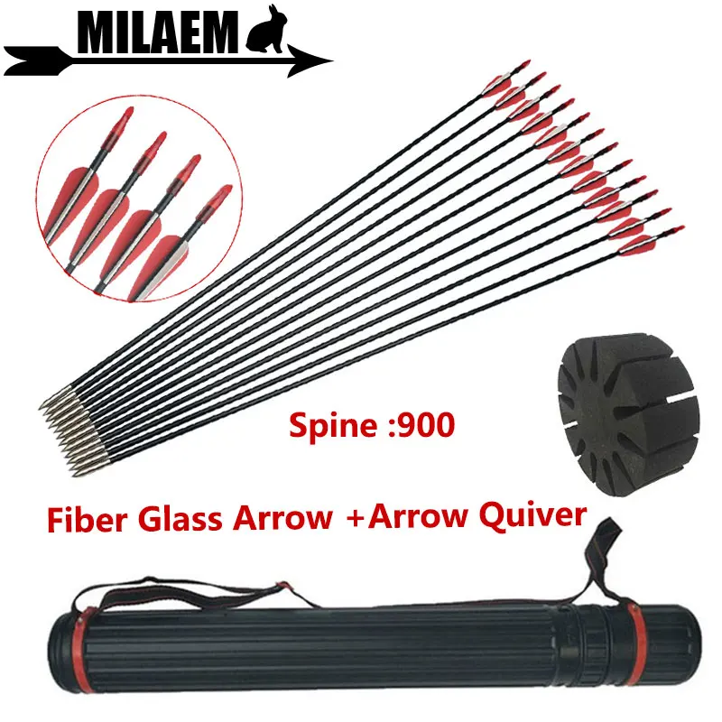 24 шт. Стекловолоконные стрелы для лука 80 см|Лук и стрела| |