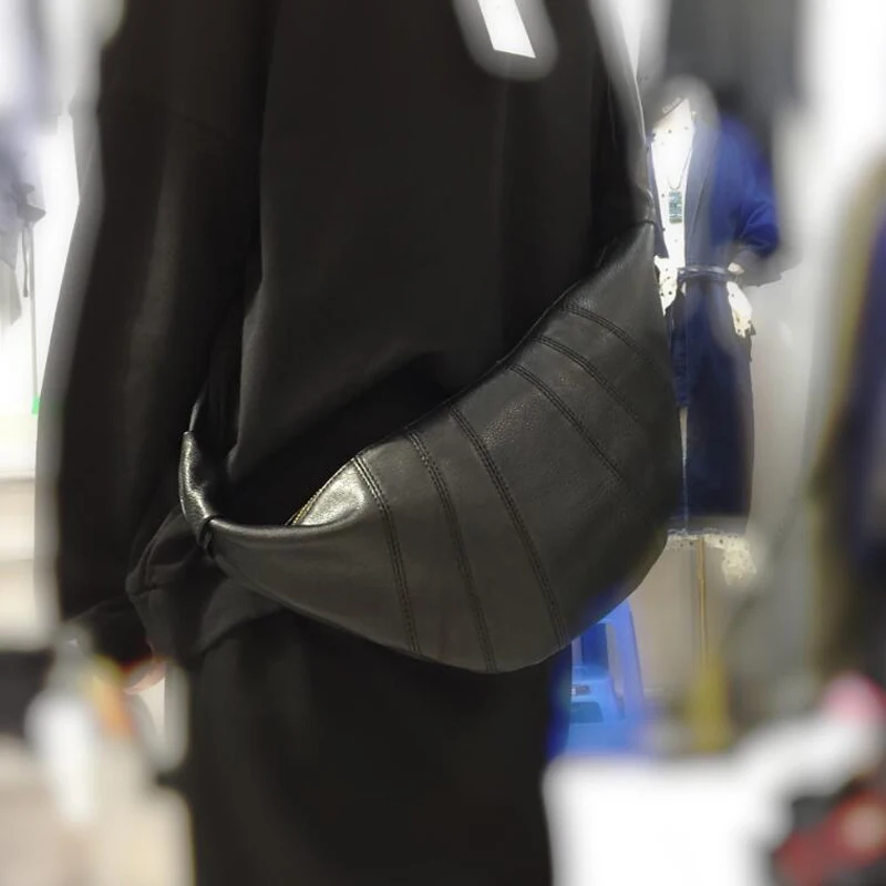 Повседневные сумки на плечо для женщин роскошные мягкие через из натуральной