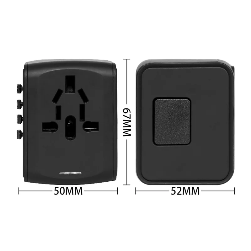 Дорожный адаптер Bcsongbe Международный Универсальный питания с 6.3A 4 USB мировым