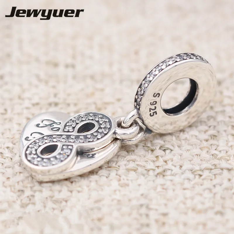 Подвеска-Шарм Вечные друзья из серебра 2016 пробы DA179 | Украшения и аксессуары