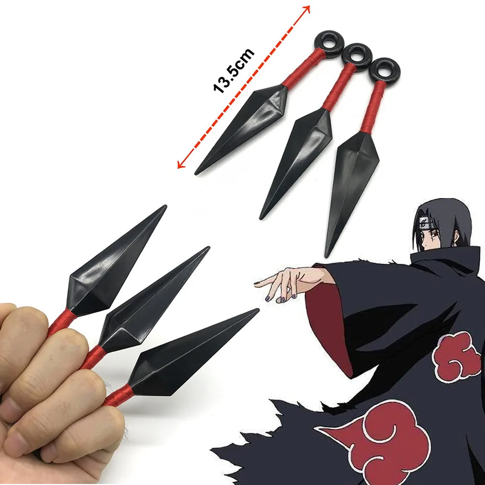 Anime Naruto Set Cosplay Uchiha Itachi Kunai Mask Gloves Ninja Accessories Kakashi Action Figure Prop Stuff Model Kids Toys Gift | Игрушки и