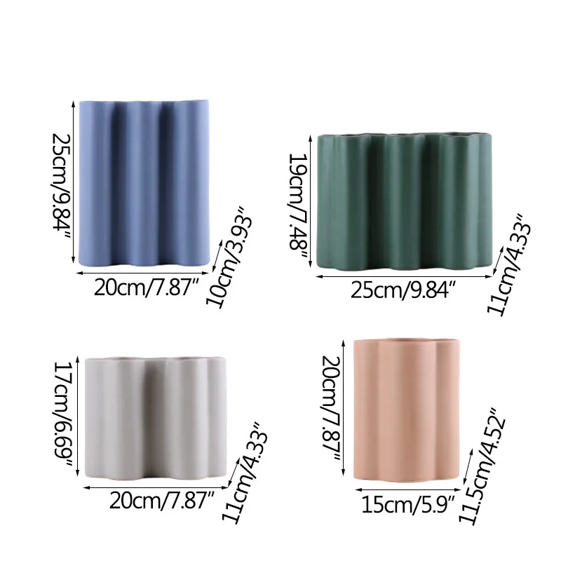 

Nordic Cylindric Honeycomb Ceramic Vase Hydroponic Contracted Flower Vase Desktop Crafts European Home Decoration Wedding Gifts