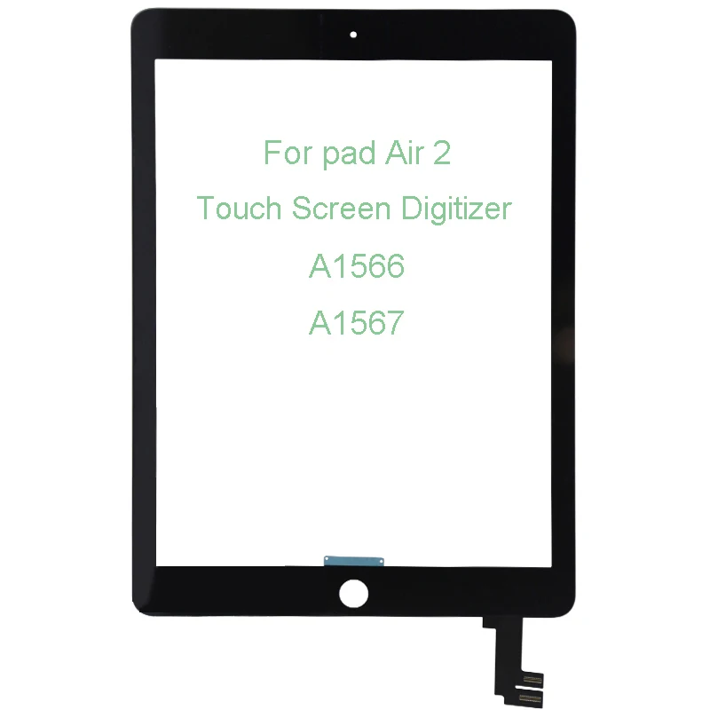 5 шт./лот для iPad Air2 сенсорный экран A1566/A1567 Digitzer 6 стекло сенсорного экрана панели