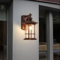 outdoor wall lamp outdoor courtyard american style simple patio lamp aluminum balcony rustproof waterproof wall lamp
