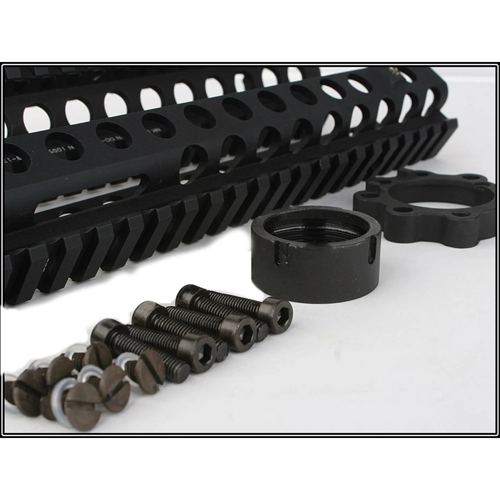 Анодное оксидирование алюминия CNC MK18 RISII 12 &quotAirsoft Handguard Picatinny Rail для AR AEG Airsoft M4A1