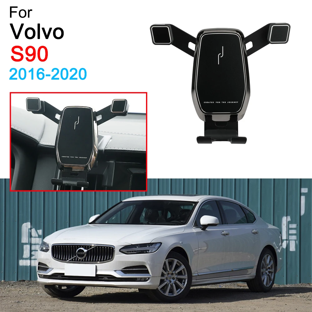 

Air Vent Mount Clip Clamp Mobile Phone Holder for Volvo S90 Accessories 2016 2017 2018 2019 2020