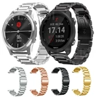 Ремешок из нержавеющей стали для наручных часов Garmin Forerunner 245 645 158 55, 20 мм