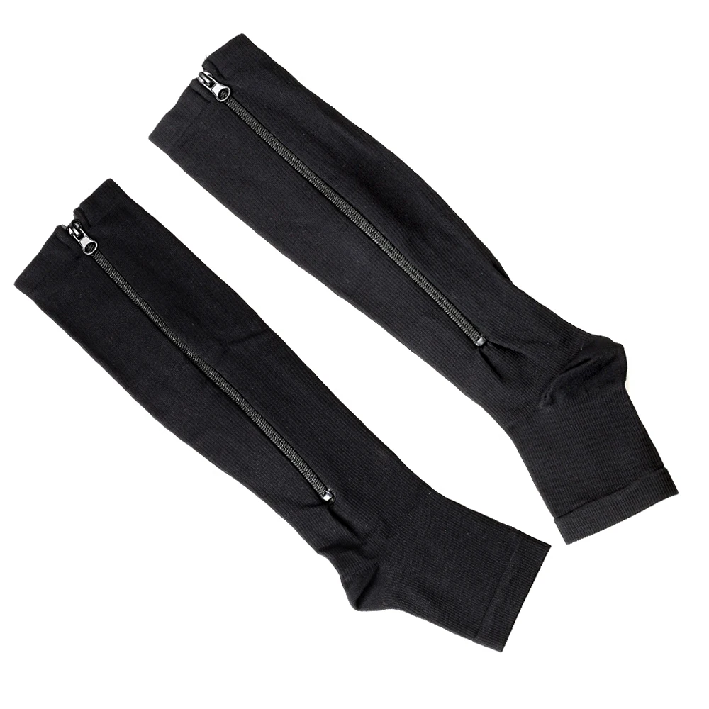 Для мужчин женская обувь на застежке молнии Компрессионные гольфы из сетчатого