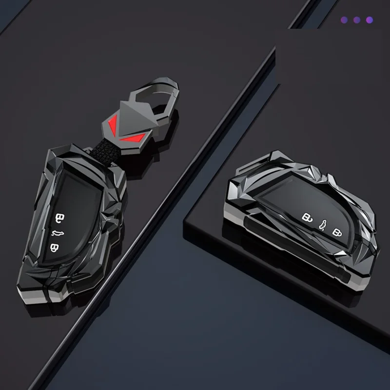 

Alloy Car key case key Cover For Volkswagen VW Golf 8 MK8 For Skoda Octavia