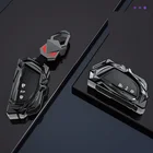 Чехол для автомобильного ключа из сплава чехол для ключа для Volkswagen VW Golf 8 MK8 для Skoda Octavia