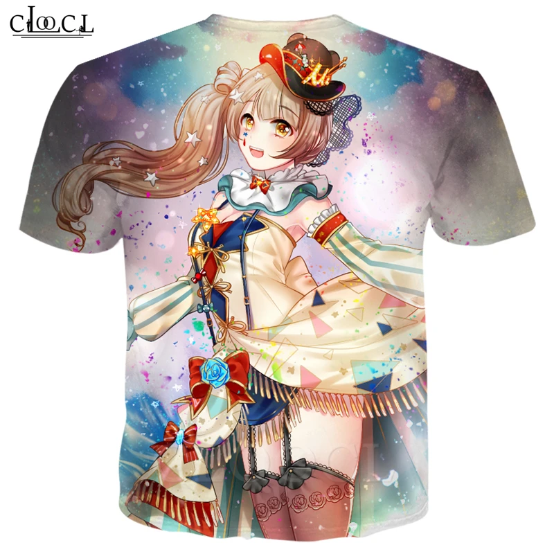 Футболка женская/мужская с 3D принтом Love Live модная классическая хипстерская