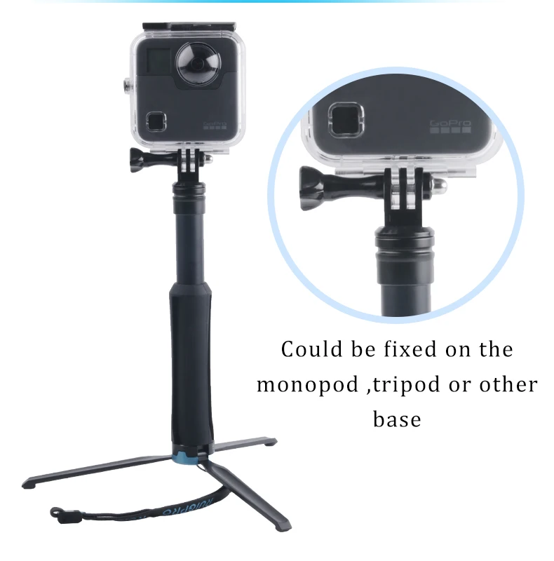 40 м водонепроницаемый корпус задняя дверь для Gopro Fusion 360 камера Подводный бокс для Go Pro Fusion аксессуары для экшн-камеры