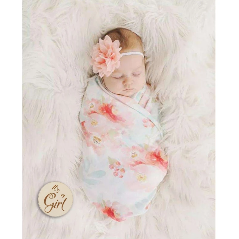 

40JC 1 Set Baby Milestone Card Wooden Newborn Monthly Commemorative Card Newborn Birth Month Photography Props Shower Gifts