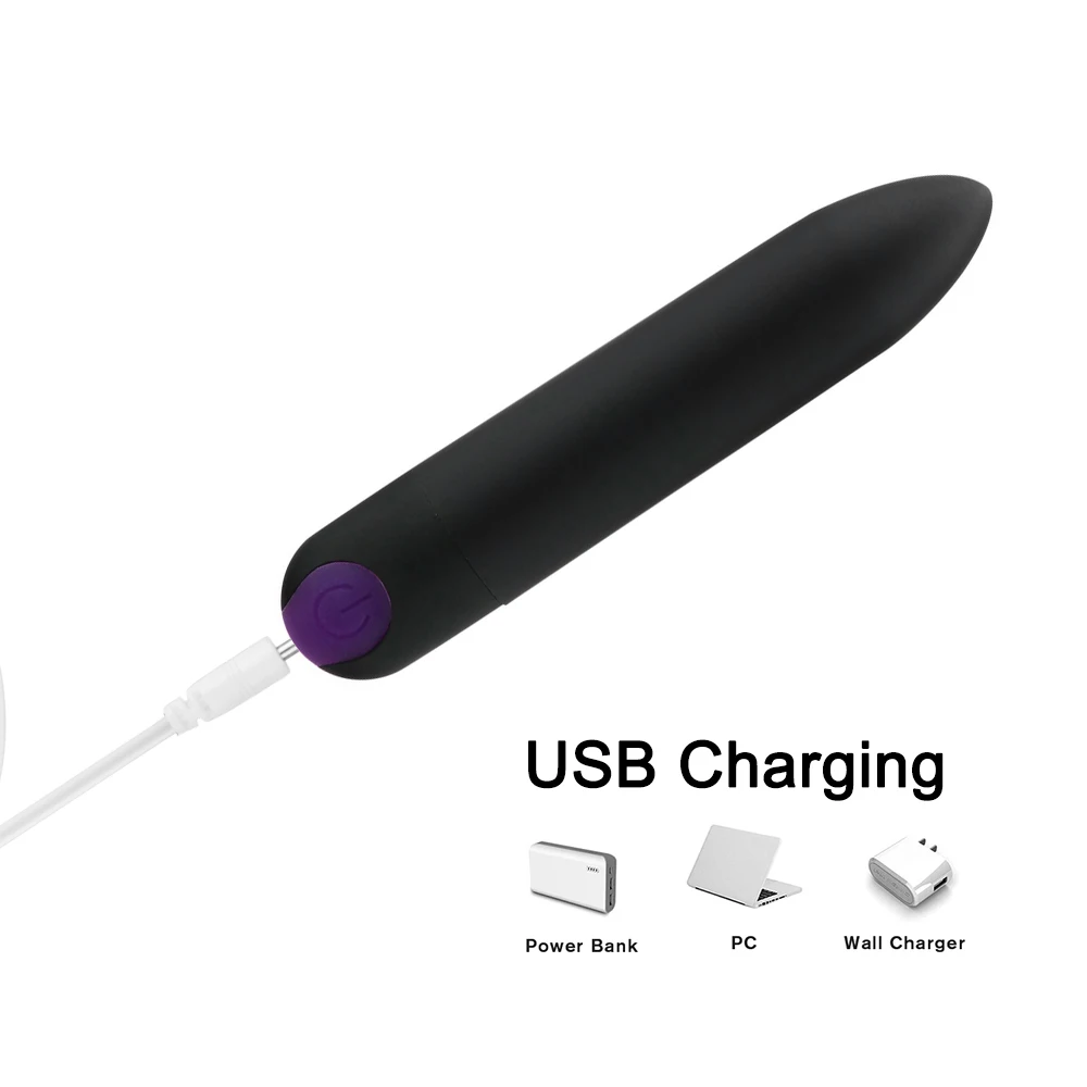 IKOKY Bullet Vibrator Clitoris Stimulator Sex Toys For Women Dildo Vibrators Vaginal Massager Strong Vibration USB Charging | Красота и