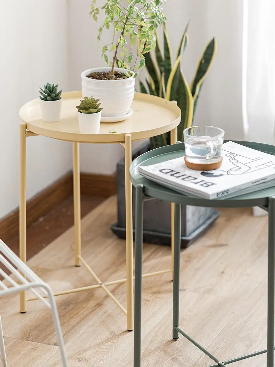 2000 Nordic Coffee Table Simple Living Room Iron Multifunctional Small Denmark Gladden |