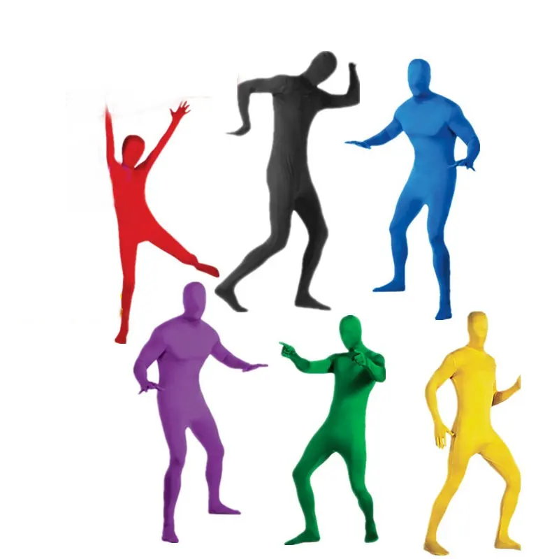 New Year Costumes Stealth Suit Onesie Suits Stage Black Man Invisibility Cloak Show Performance Jumpsuits |