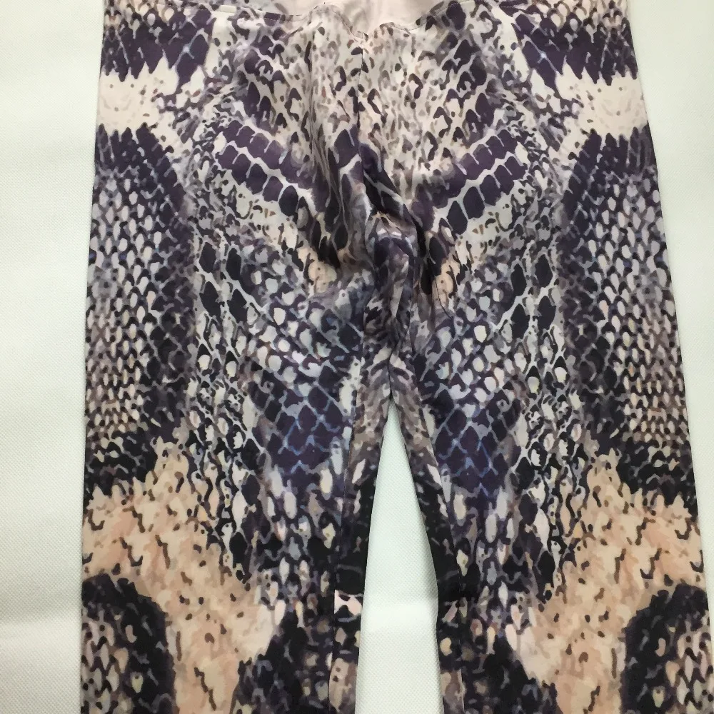 

Women Snake Pattern Printed Leggings Sexy Hips Push Up Sporting Legging Elastic Slim Fitness Leggins Workout Pants