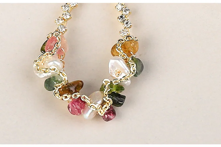 

Krasivaya Natural Flower Shell Pearl Fashion Earrings For Women