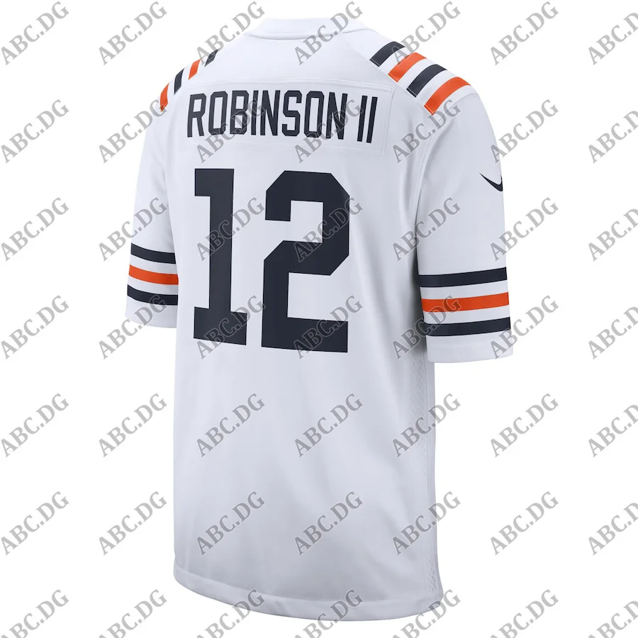 

Customized Stitch Men Women Kid Youth Chicago Allen Robinson White Alternate Classic Game Jersey 4XL 5XL 6XL