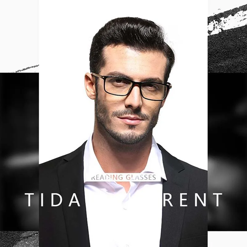 Высокое качество очки для чтения деловых мужчин и модных женщин с анти-синий