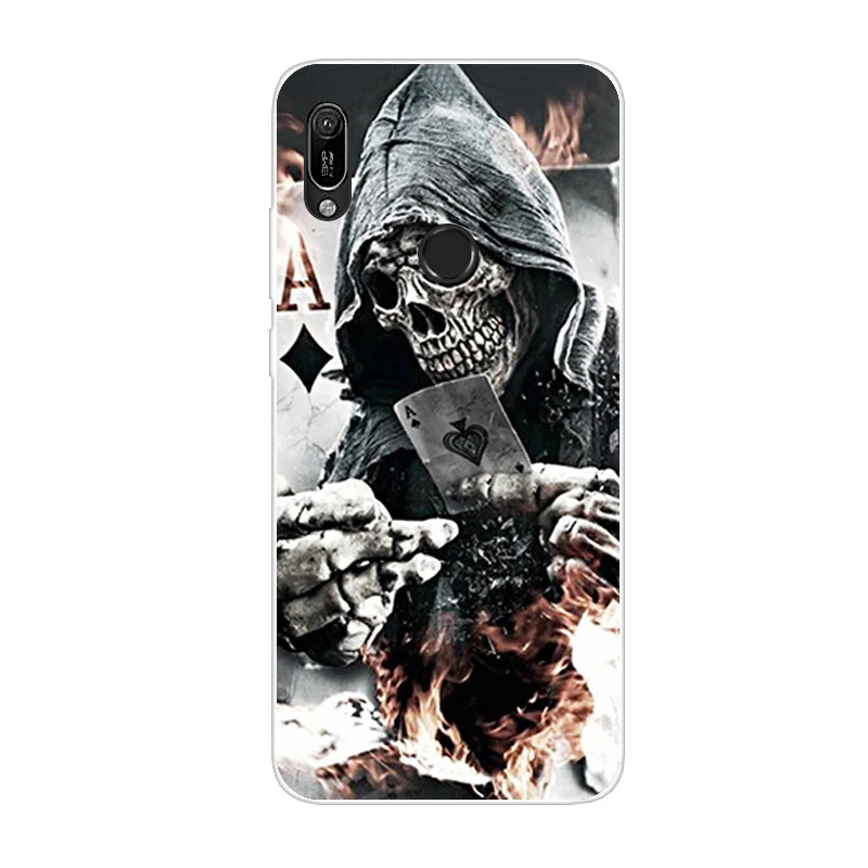 A 6,09 ''для huawei Y6 Мягкий силиконовый чехол TPU чехол для телефона Coque huawei Y6 чехол Y 6 6Y модное тонкое дно