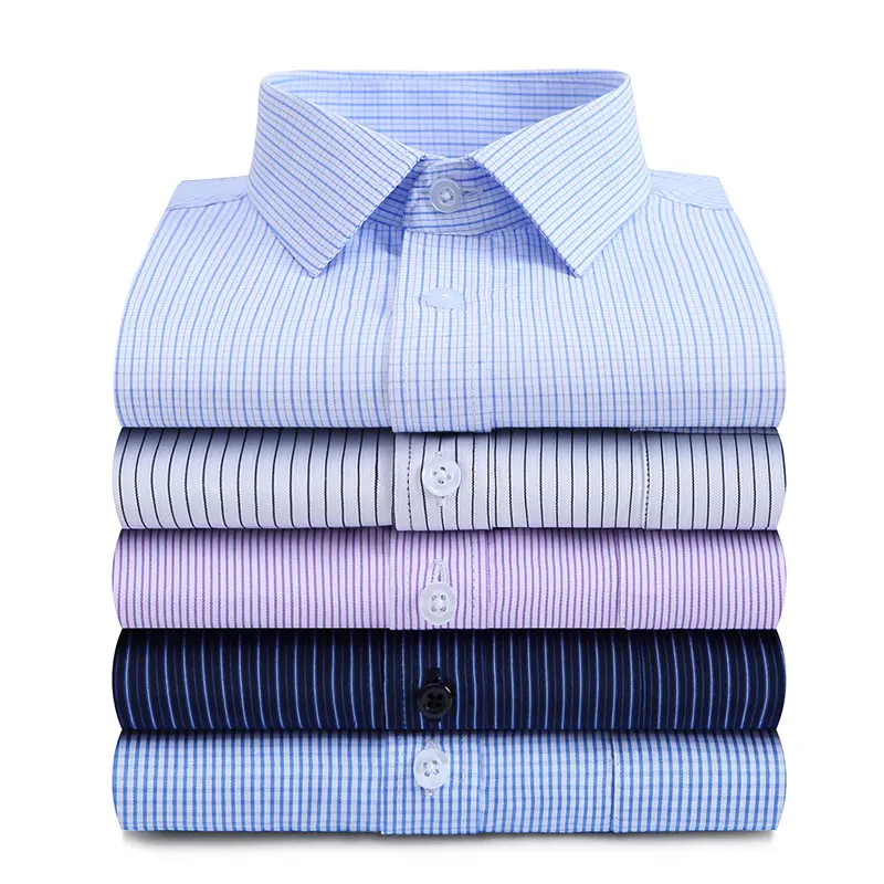 2021 Новые Мужские модельные туфли рубашки в полоску/Twill однотонная модная одежда с