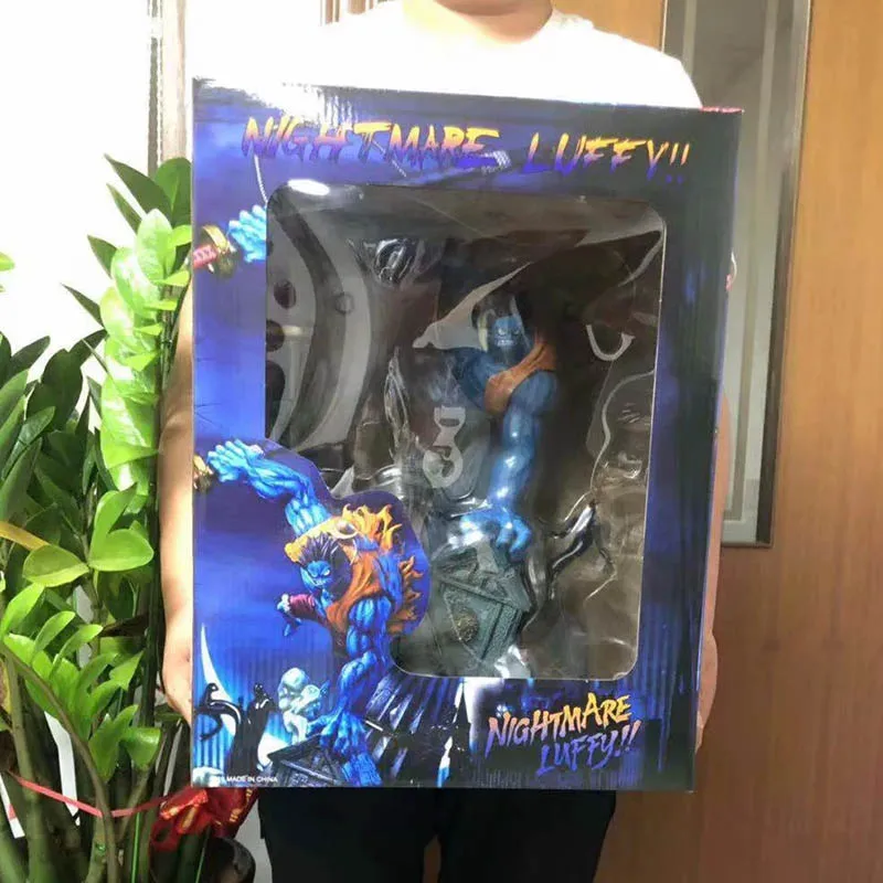 Original Box Одна деталь большой размер версия кошмар Луффи фигурка 1/4 масштаб окрашенная фигурка кошмар Луффи статуя ПВХ фигурка аниме - Цвет: Original Box
