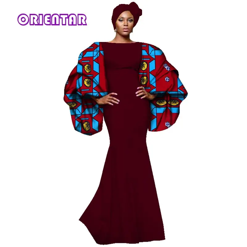 Платье женское длинное с принтом пикантное вечернее Макси платье большим