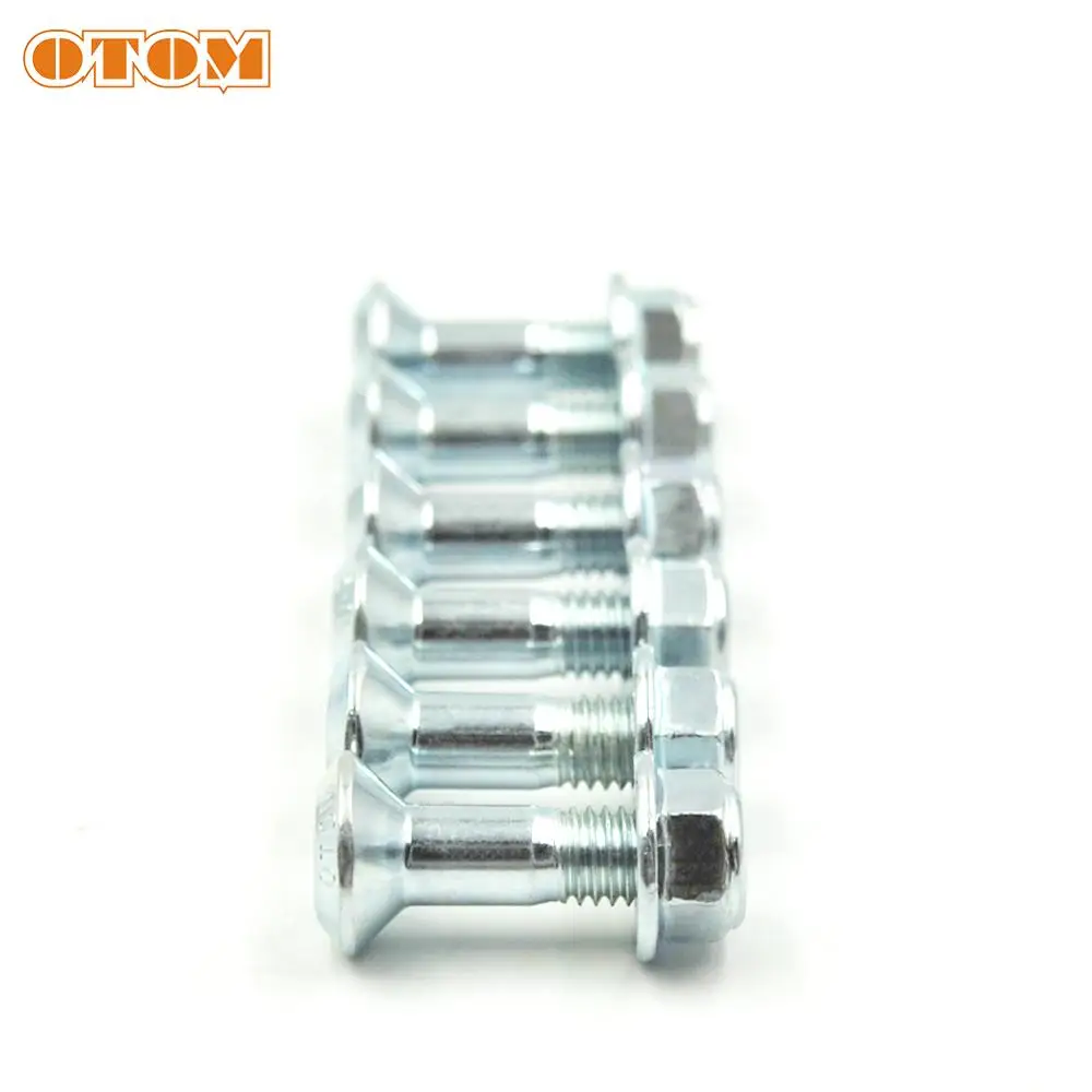 OTOM мотоциклетные M8 универсальные звездочки болты винт оцинкованная гайка крышки