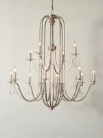 2021 new simple design american country chandelier bedroom living room lamp creative hall lighting for restaurant ac 110v 220v