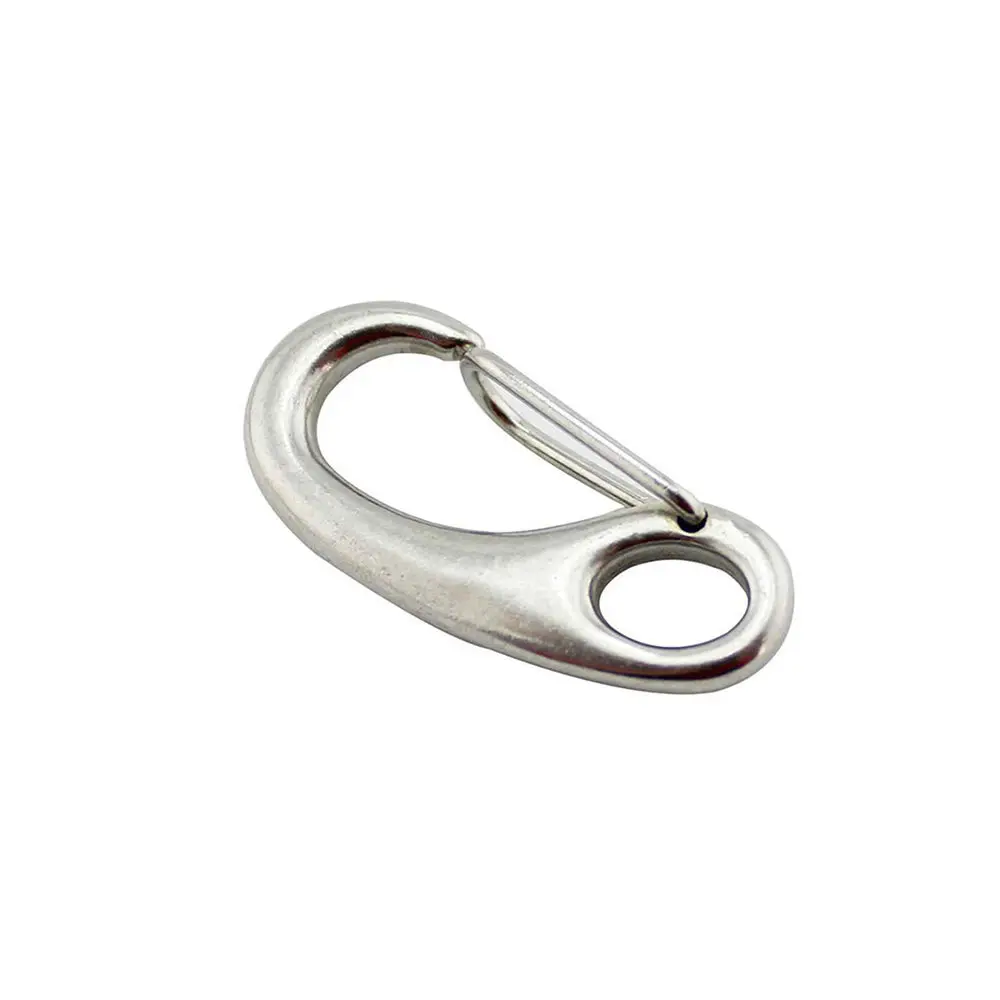 

1Pcs Stainless Steel Spring Snap Hook Clips Carabiner Buckle Shackle Durable