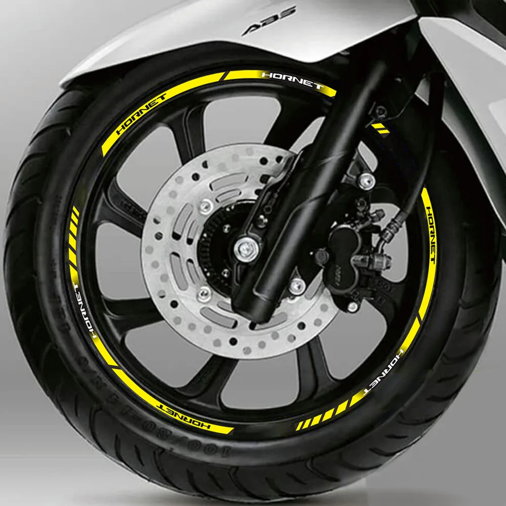 Motorcycle Wheel Reflective Logos And Decals Rim Paint Protection Stickers Sunscreen Color Tape for HONDA HORNET hornet | Автомобили и
