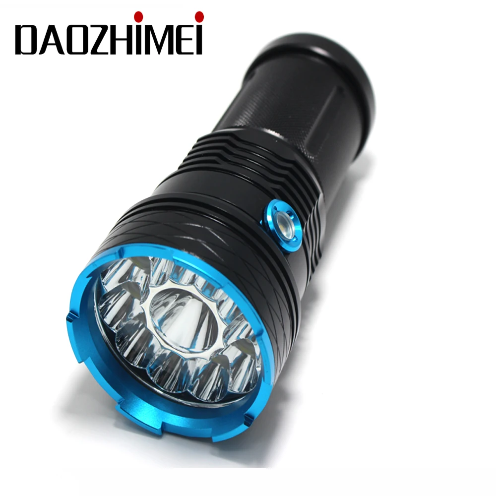 

8000 lumens light King 12T6 LED flash light 12*XM-L T6 LED Flashlight Torch Lamp Light For Hunting Camping