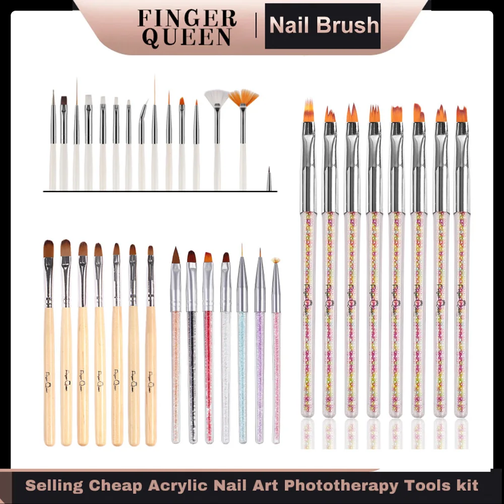 Щетка для ногтей Гель лак УФ лампы щетка 8 шт./комплект эффектом деграде (переход