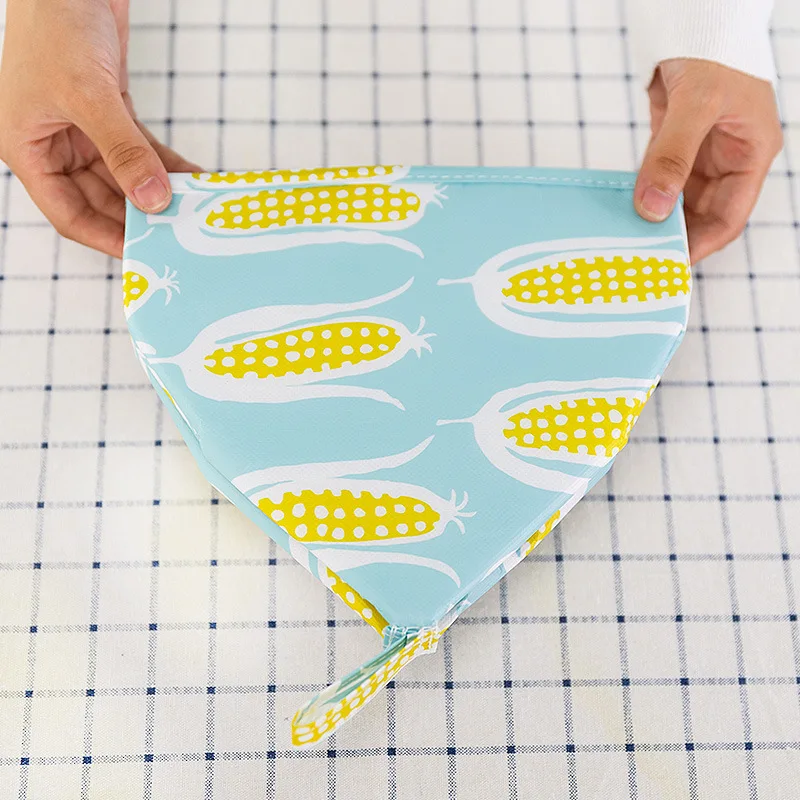 Портативная Крышка для еды фольга прекрасные фрукты складная Пылезащитная