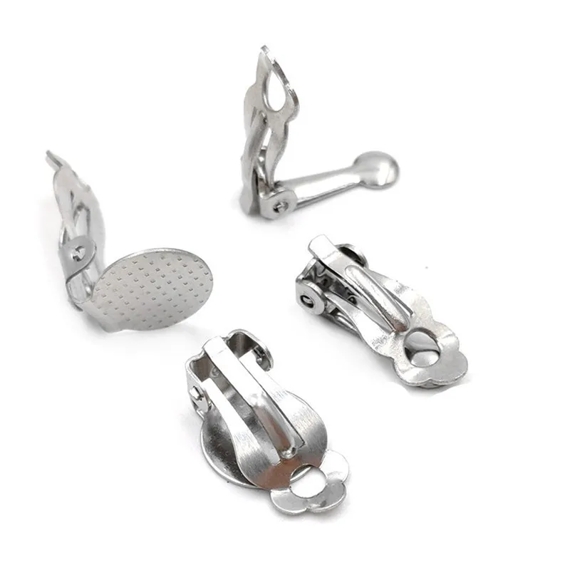 50 шт. сережки из нержавеющей стали оправа для сережек чистый блокнот