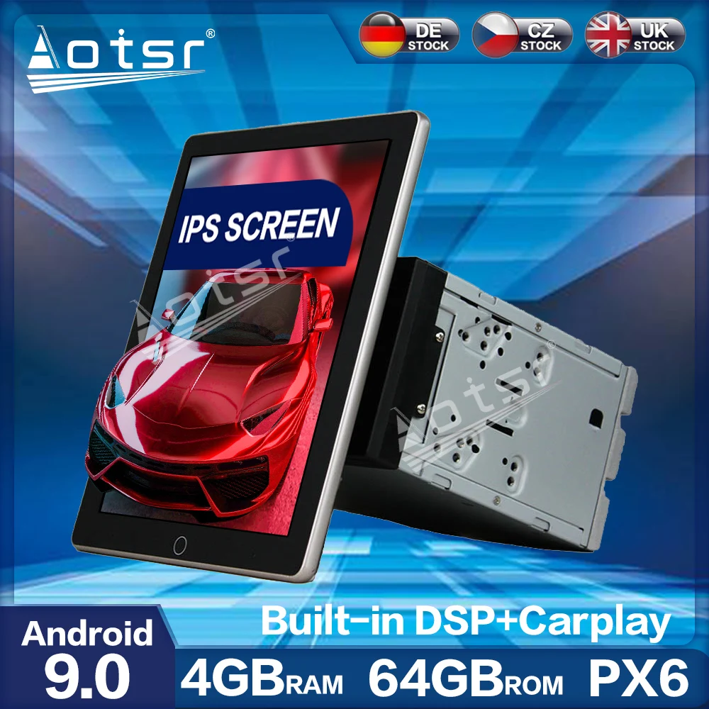 2 Din универсальный автомобильный мультимедийный радио Tesla стиль Android для Toyota /