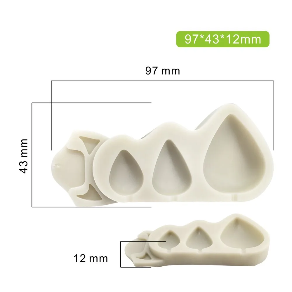 Yueyue Sugarcraft силиконовая форма в виде цветка розы инструменты для украшения тортов