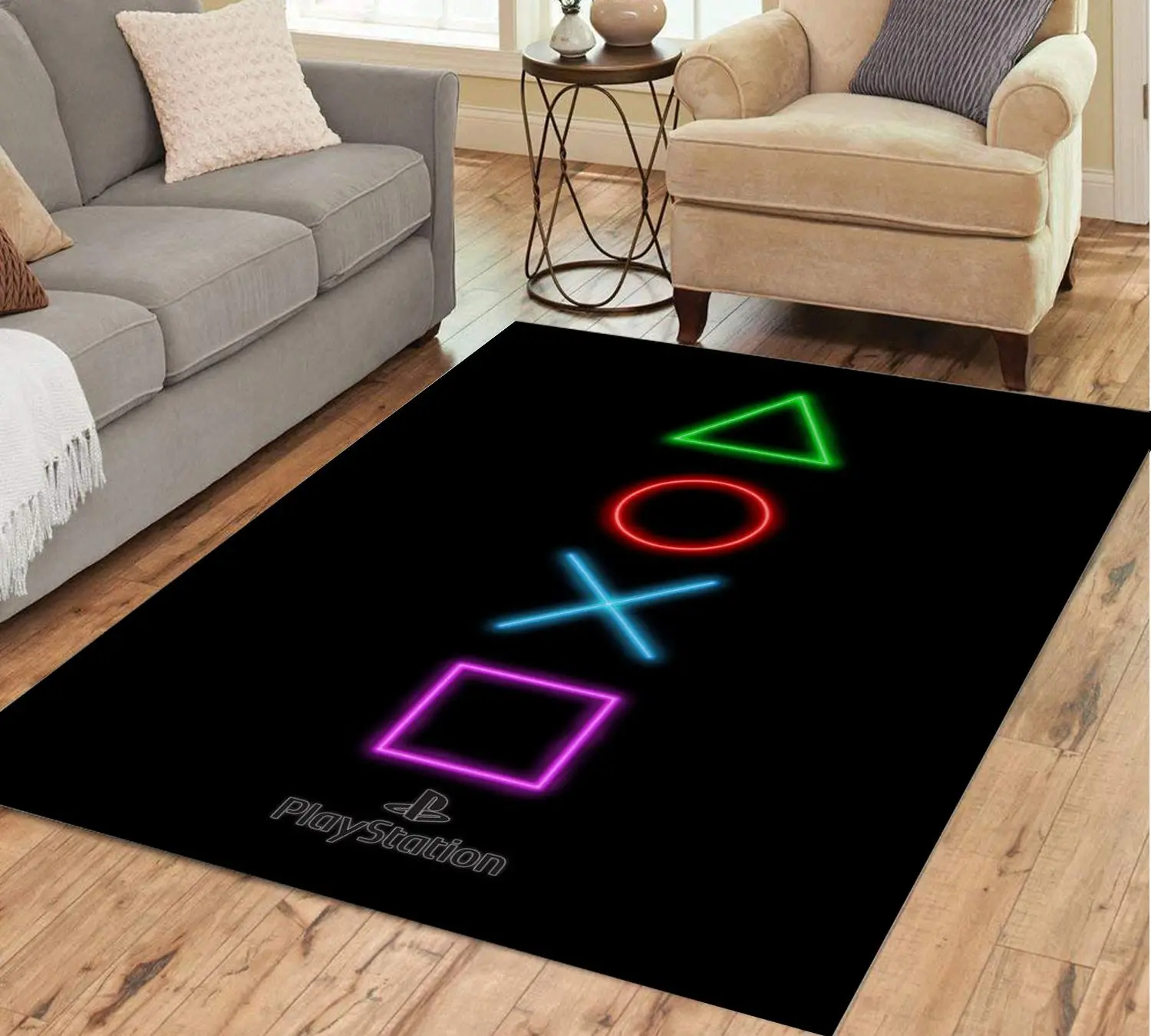 New Game Button Series Personalized Art Floor Mat Door Small Carpet Non-slip Sheet Living Room Home Decoration | Дом и сад