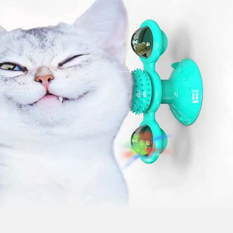 Игрушка для домашних животных игрушка кошек Интерактивная вращающаяся ветряная