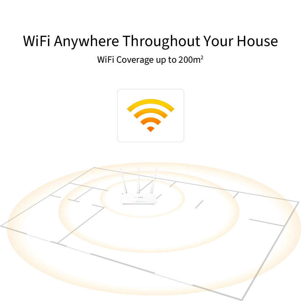 Tenda F3 300 Мбит/с беспроводной Wi-Fi маршрутизатор РЕТРАНСЛЯТОР многоязычная прошивка