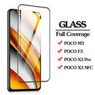Закаленное стекло POCO X3 Pro для Xiaomi F3 F 3 M3 M 3, пленка для экрана Xiaomi Xiamoi Poco X3pro X3 X 3 Nfc X3 nfc, защитное стекло